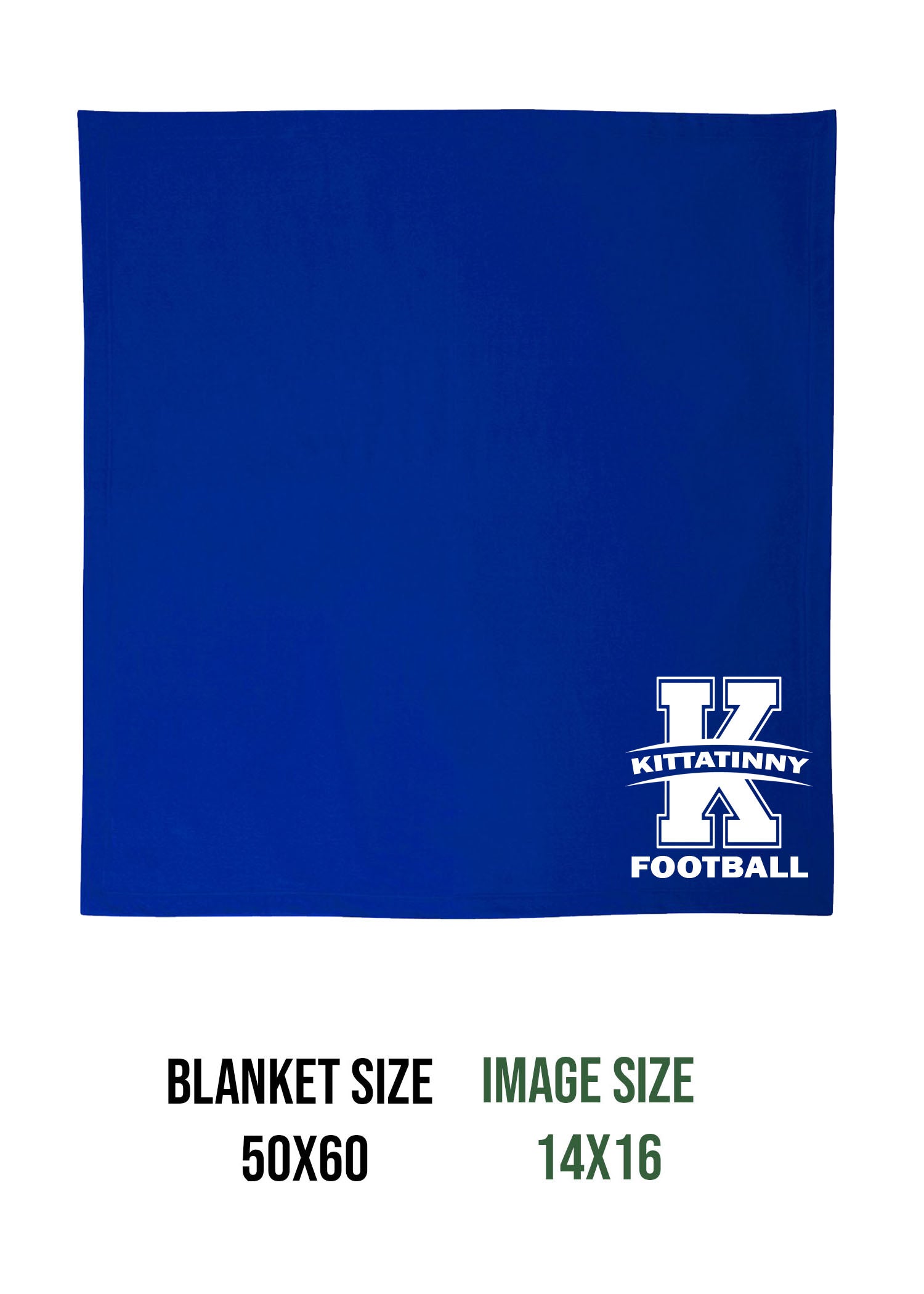 KHS Football Blanket Design 12