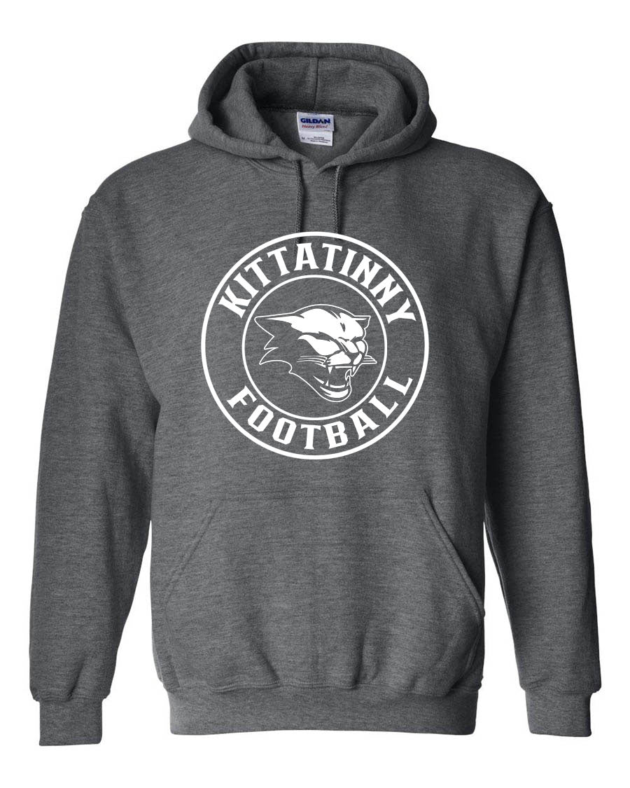Kittatinny Football Design 5 Hooded Sweatshirt