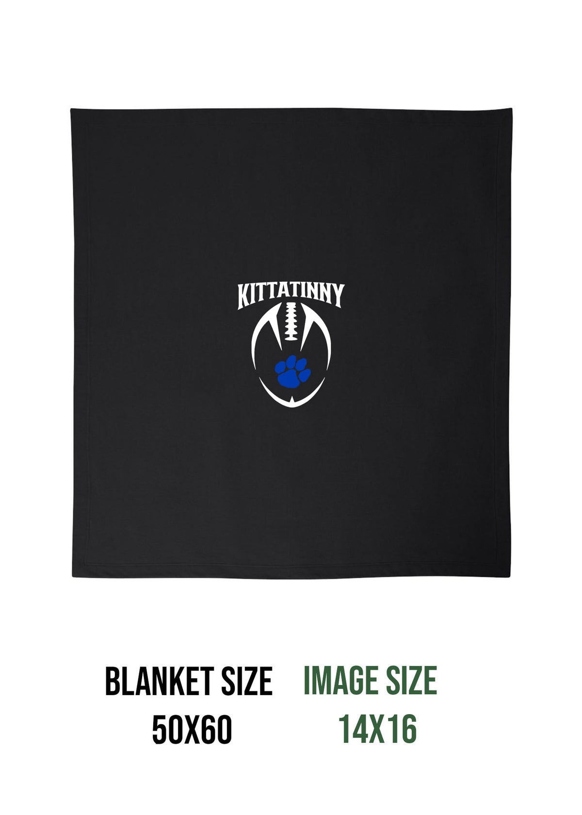 Kitattinny Football Design 8 Blanket