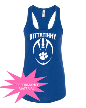 Kittatinny Football Design 8 Performance Racerback Tank Top