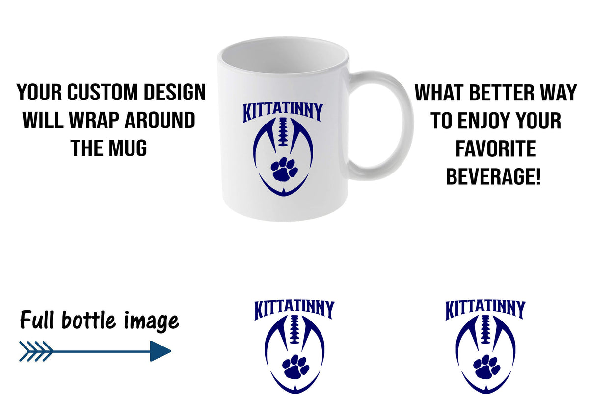 Kittattinny Football Design 8 Mug
