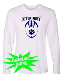 Kittatinny Football Performance Material Design 8 Long Sleeve Shirt