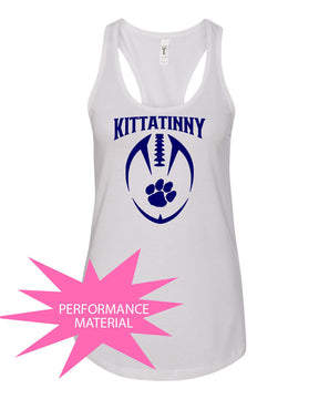 Kittatinny Football Design 8 Performance Racerback Tank Top