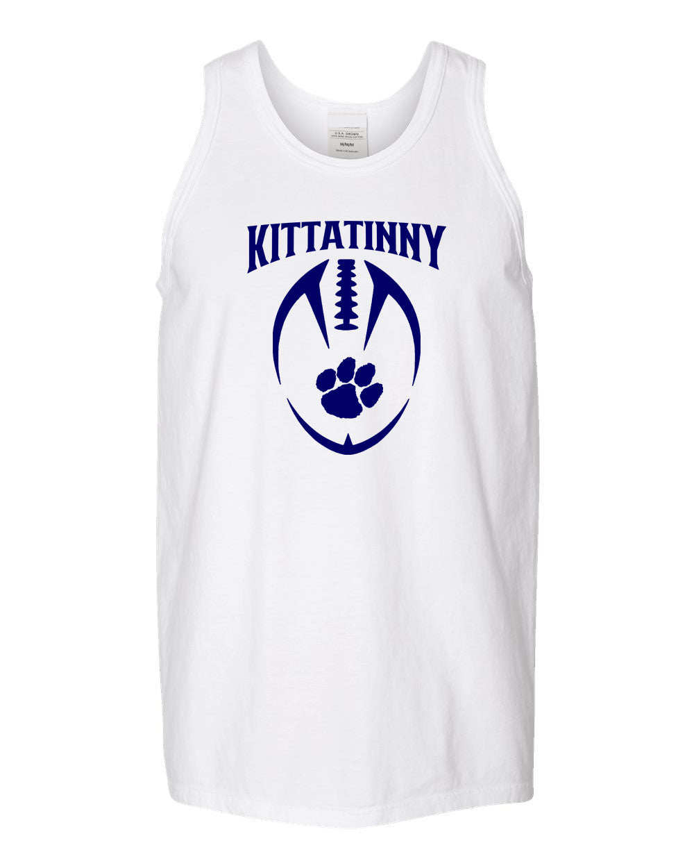 Kittatinny Football Design 8 Muscle Tank Top