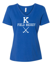 Kittatinny Jr High Field Hockey design 5 V-neck T-Shirt
