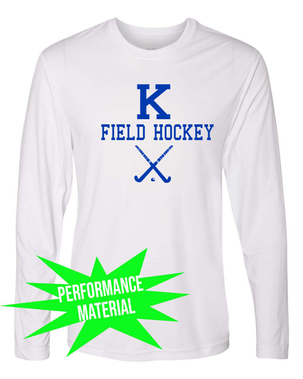 Kittatinny Jr High Field Hockey Performance Material Design 5 Long Sleeve Shirt