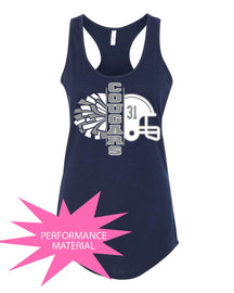 Kittatinny Football Design 7 Performance Racerback Tank Top