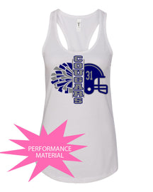 Kittatinny Football Design 7 Performance Racerback Tank Top