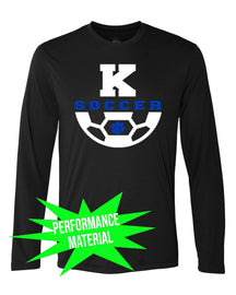 Kittatinny Soccer Performance Material Design 4 Long Sleeve Shirt