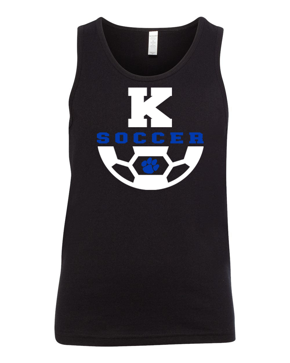 Kittatinny Soccer Design 4 Muscle Tank Top