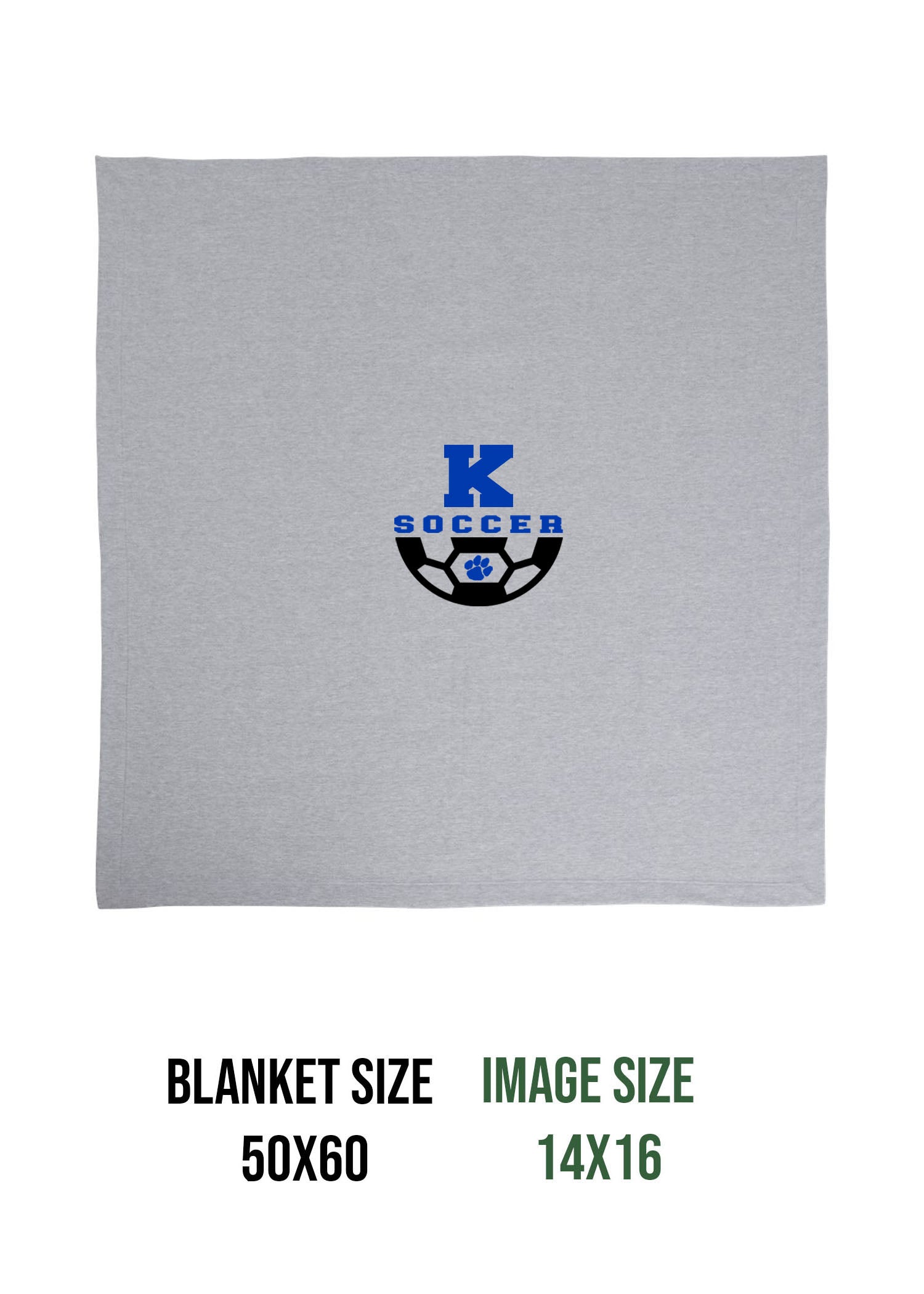 Kittatinny Soccer Design 4 Blanket