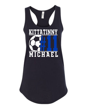 Kittatinny Soccer Design 5 Racerback Tank Top