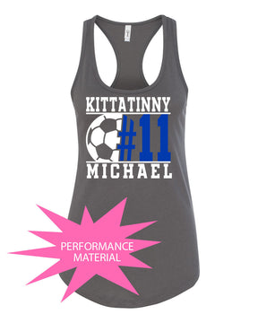 Kittatinny Soccer Design 5 Performance Racerback Tank Top