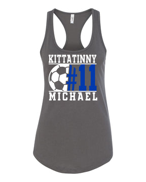 Kittatinny Soccer Design 5 Racerback Tank Top