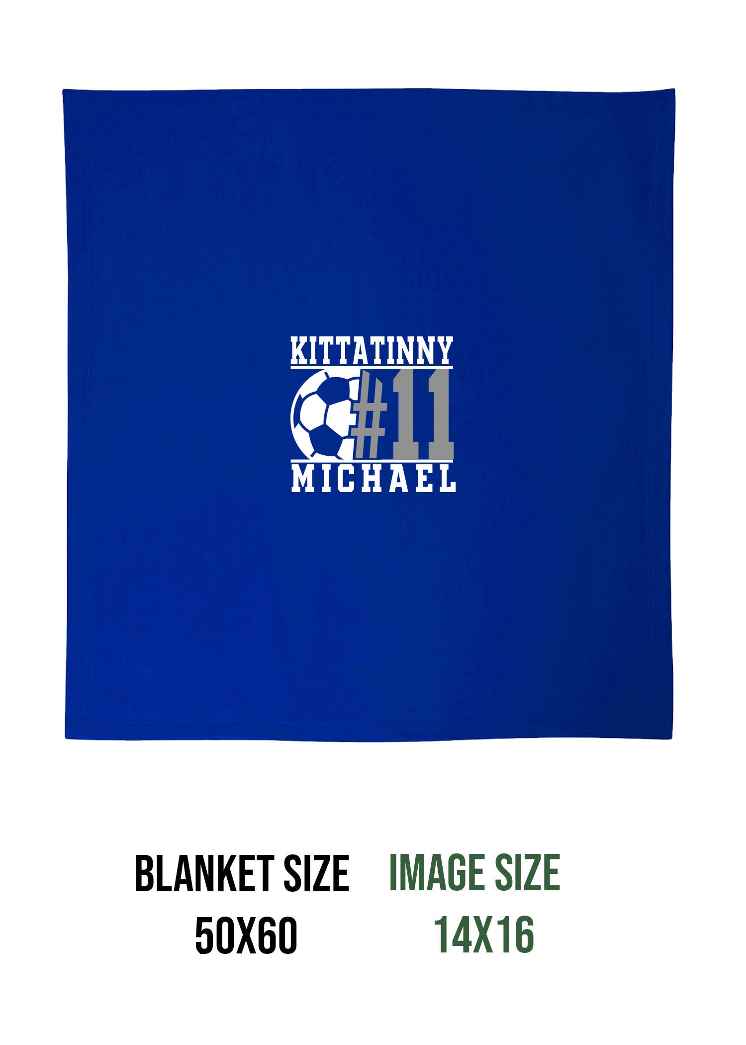 Kittatinny Soccer Design 5 Blanket