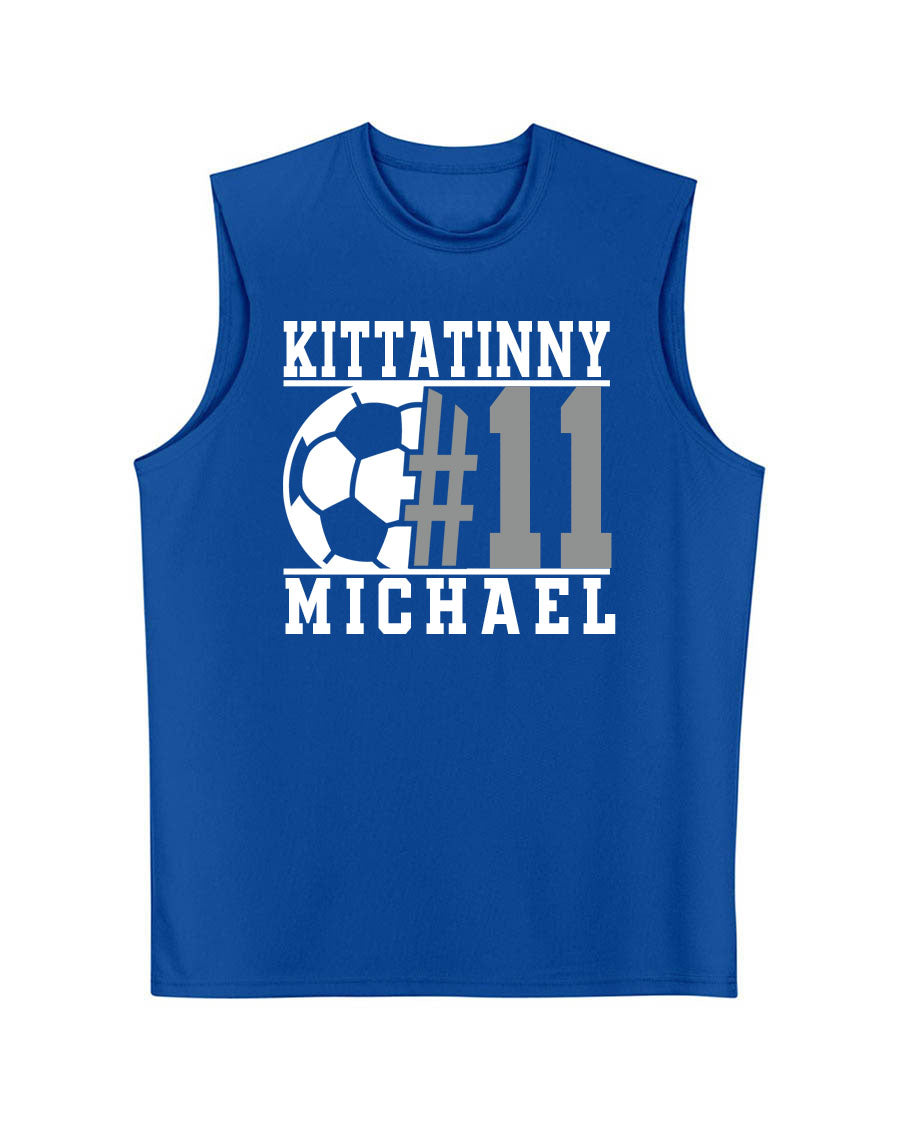 Kittatinny Soccer Design 5 Men's Performance Tank Top