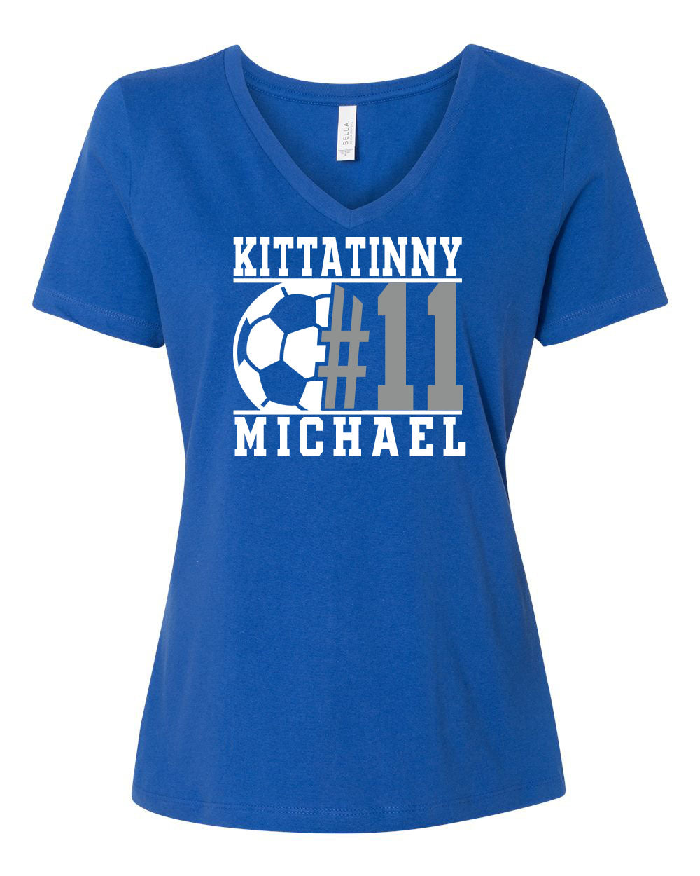 Kittatinny Soccer Design 5 V-Neck