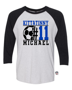Kittatinny Soccer Design 5 Raglan Shirt
