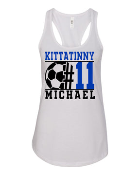 Kittatinny Soccer Design 5 Racerback Tank Top