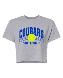 Kittatinny Softball Crop Top Design 2