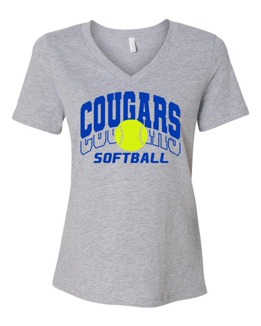 Kittatinny Softball V-neck T-Shirt Design 2