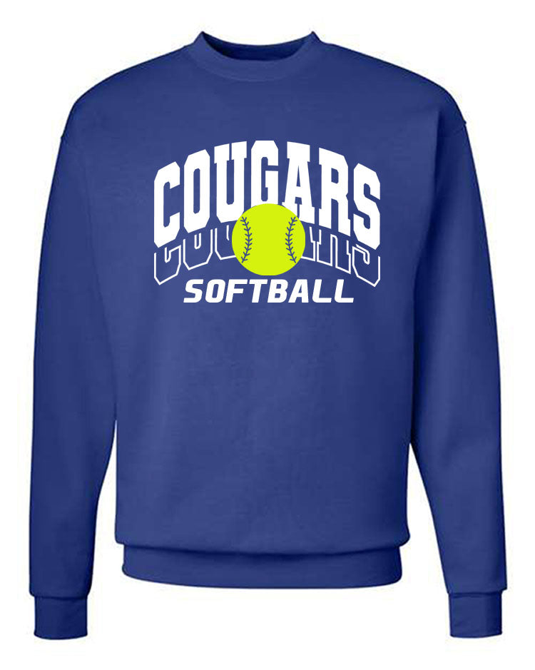 Kittatinny Softball non hooded sweatshirt Design 2