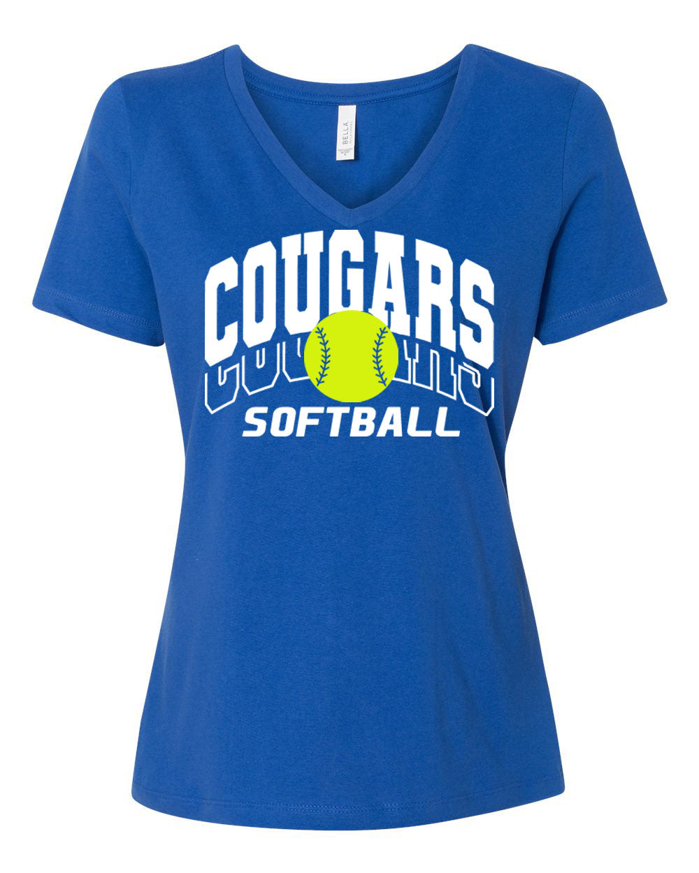 Kittatinny Softball V-neck T-Shirt Design 2