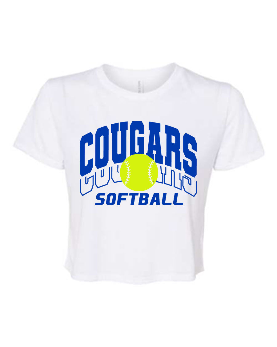 Kittatinny Softball Crop Top Design 2