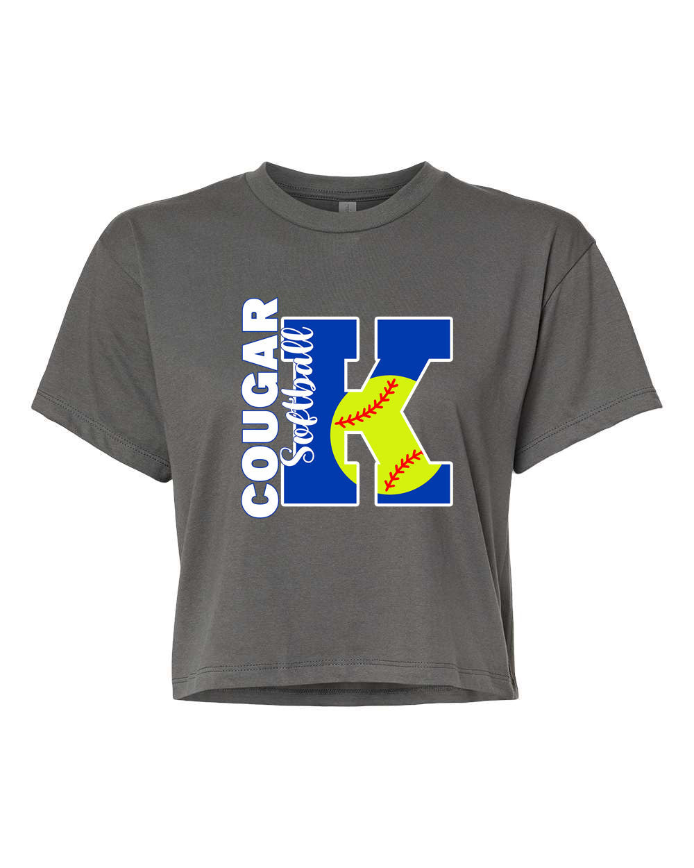 Kittatinny Softball Crop Top Design 5