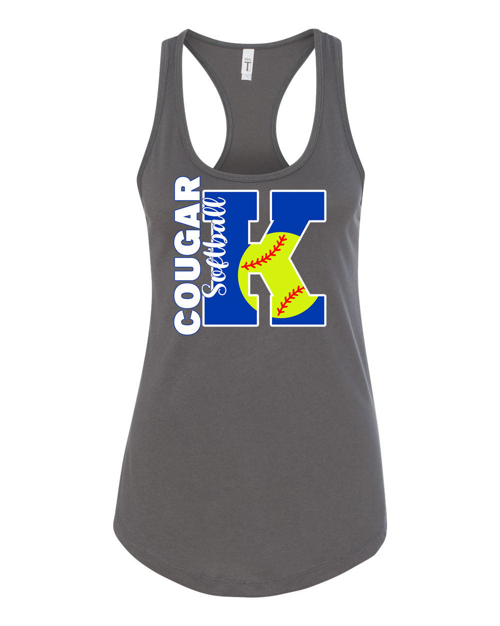 Kittatinny Softball Tank Top Design 5