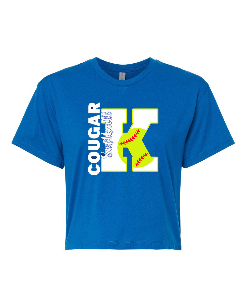 Kittatinny Softball Crop Top Design 5