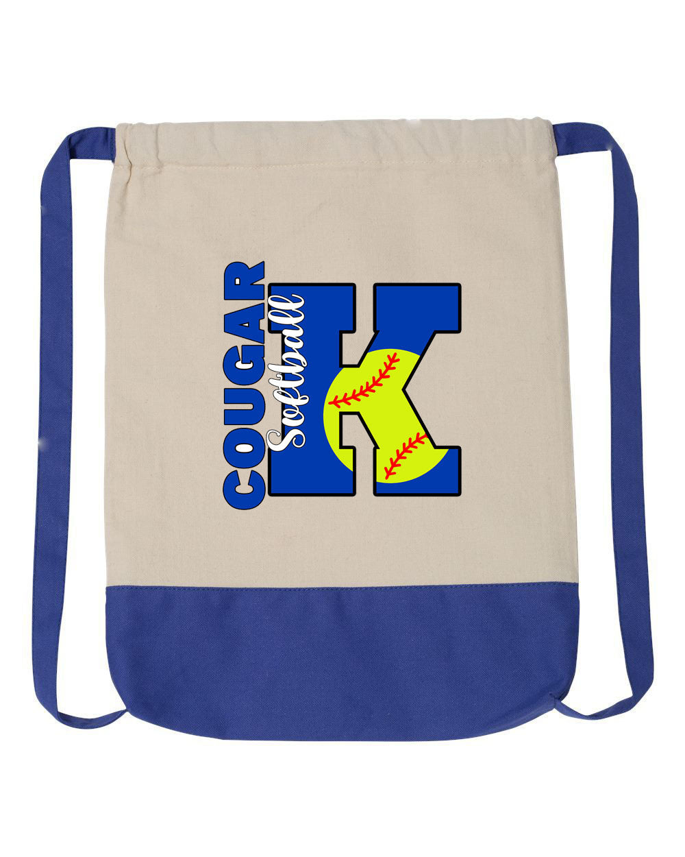 Kittatinny Softball Drawstring Bag Design 5