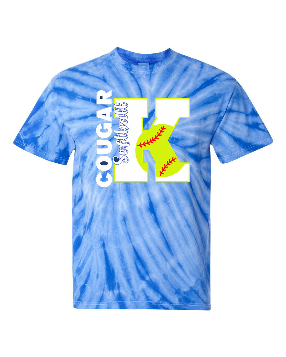 Kittatinny Softball Tie Dye t-shirt Design 5