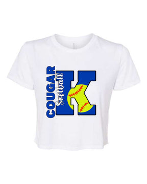 Kittatinny Softball Crop Top Design 5