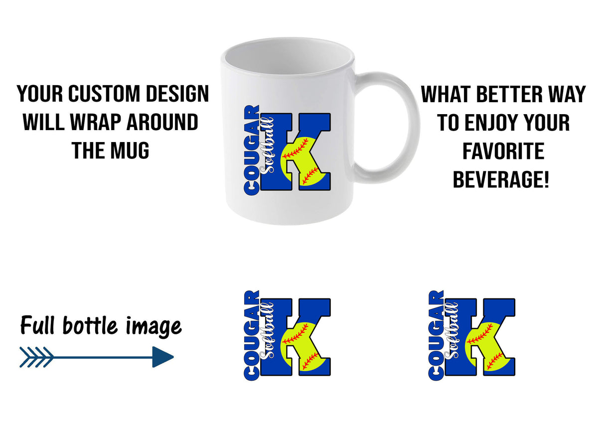 Kittatinny Softball Design 5 Mug