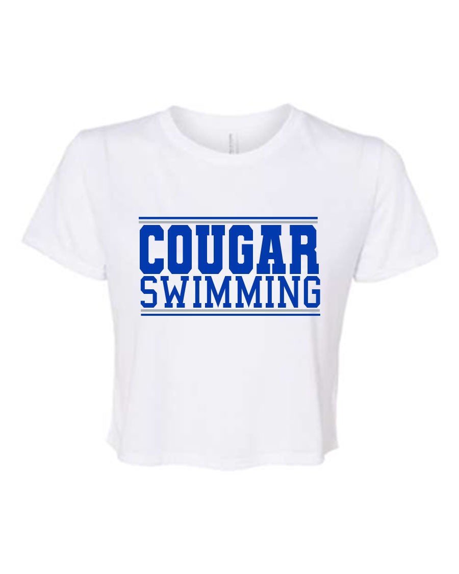 Kittatinny Swimming Design 1 Crop Top