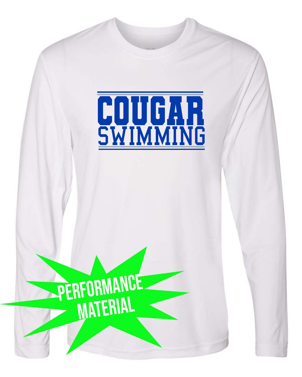 Kittatinny Swimming Performance Material Design 1 Long Sleeve Shirt