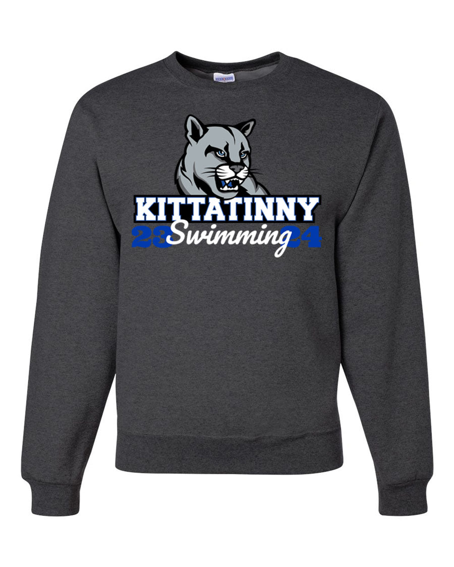 Kittatinny Swimming Design 2 non hooded sweatshirt