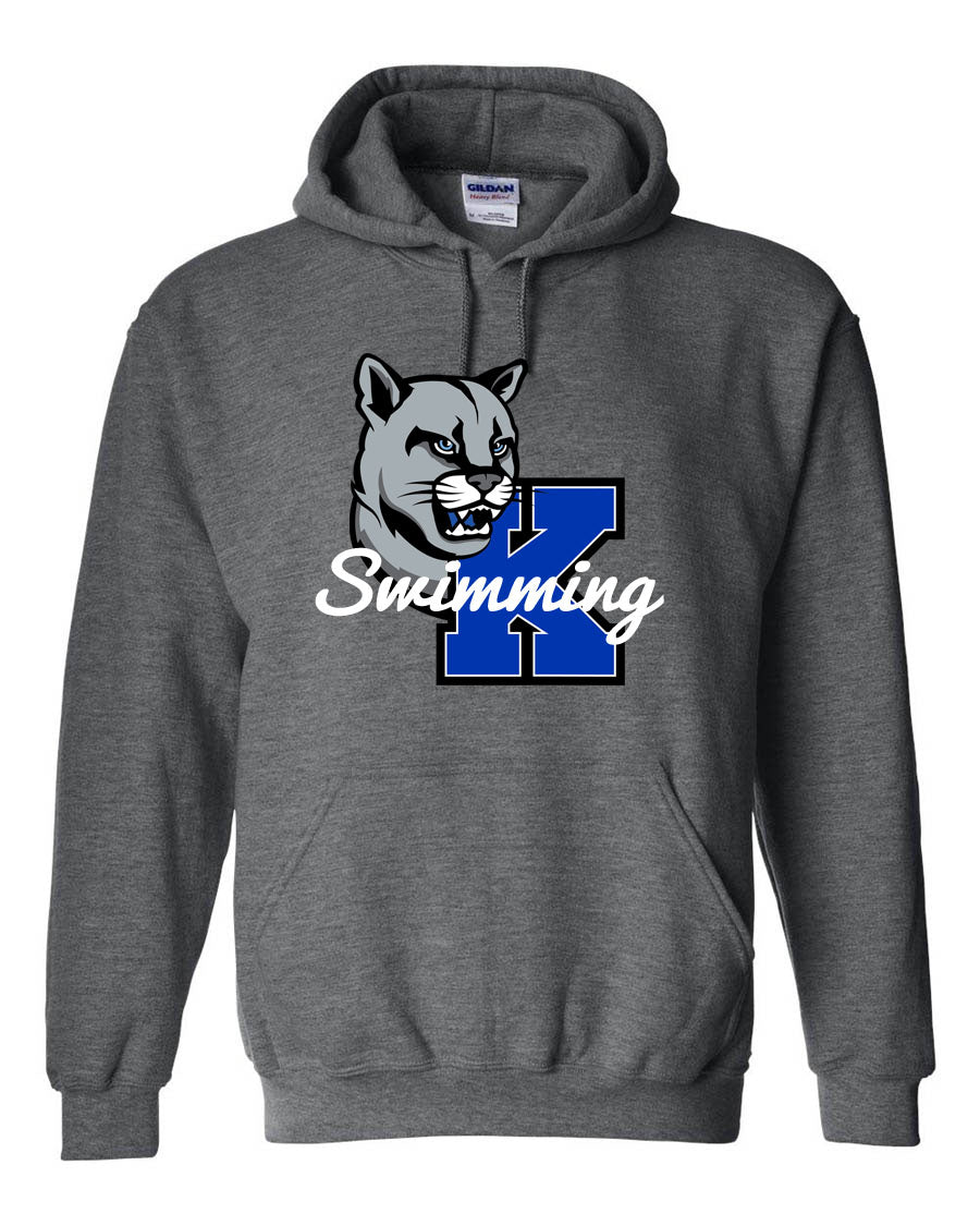 Kittatinny Swimming Design 3 Hooded Sweatshirt
