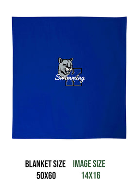 Kittatinny Swimming Design 3 Blanket