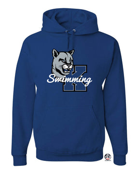 Kittatinny Swimming Design 3 Hooded Sweatshirt