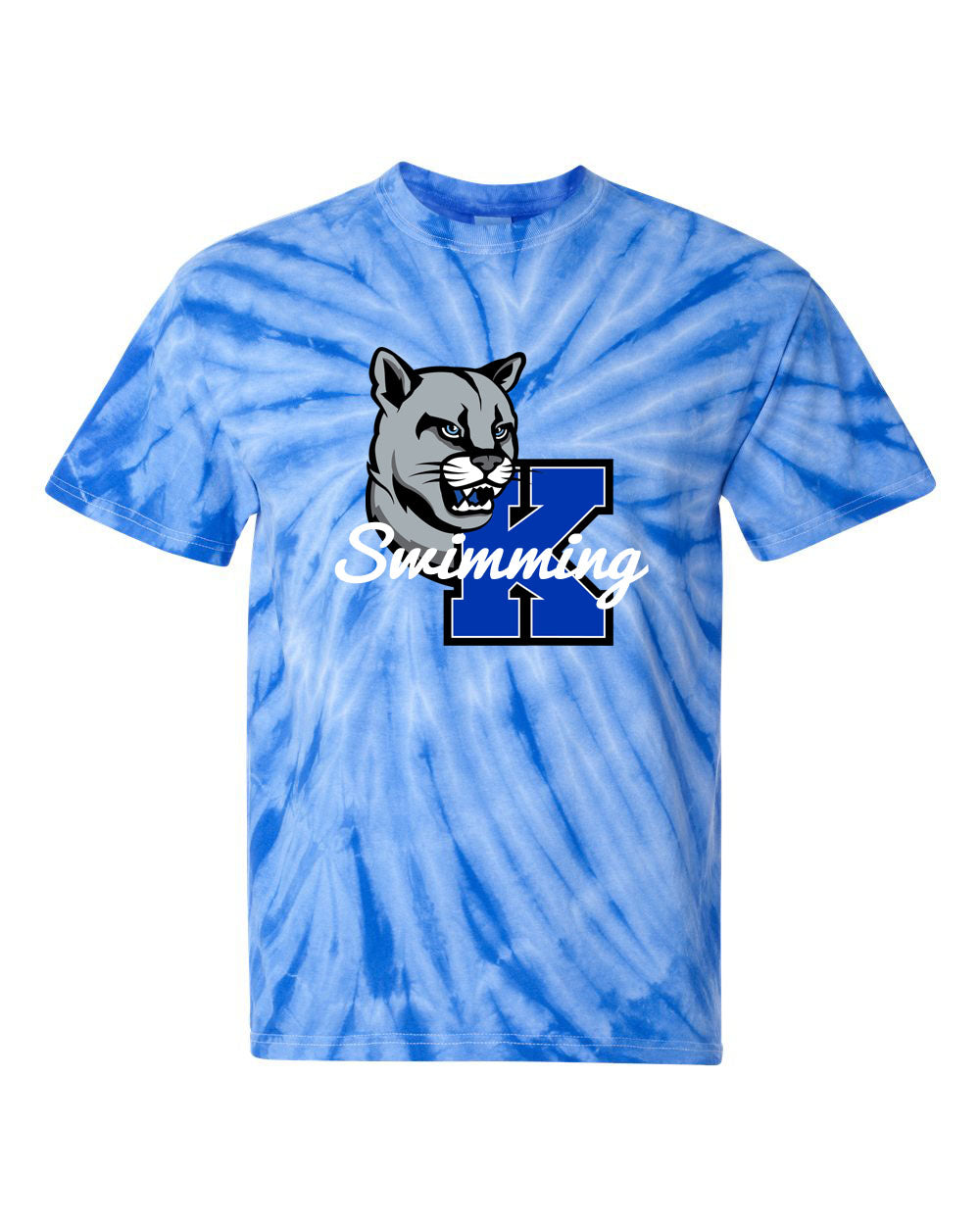 Kittatinny Swimming Tie Dye t-shirt Design 3