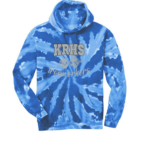 Kittatinny Weight Room Tie-Dye Hooded Sweatshirt Design 1