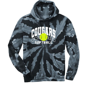 Kittatinny Softball Tie-Dye Hooded Sweatshirt Design 2