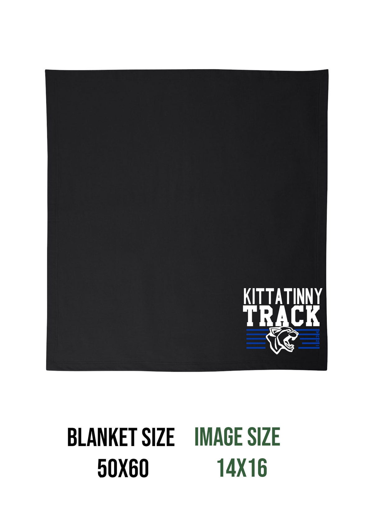 Kittatinny Track Design 5 Blanket