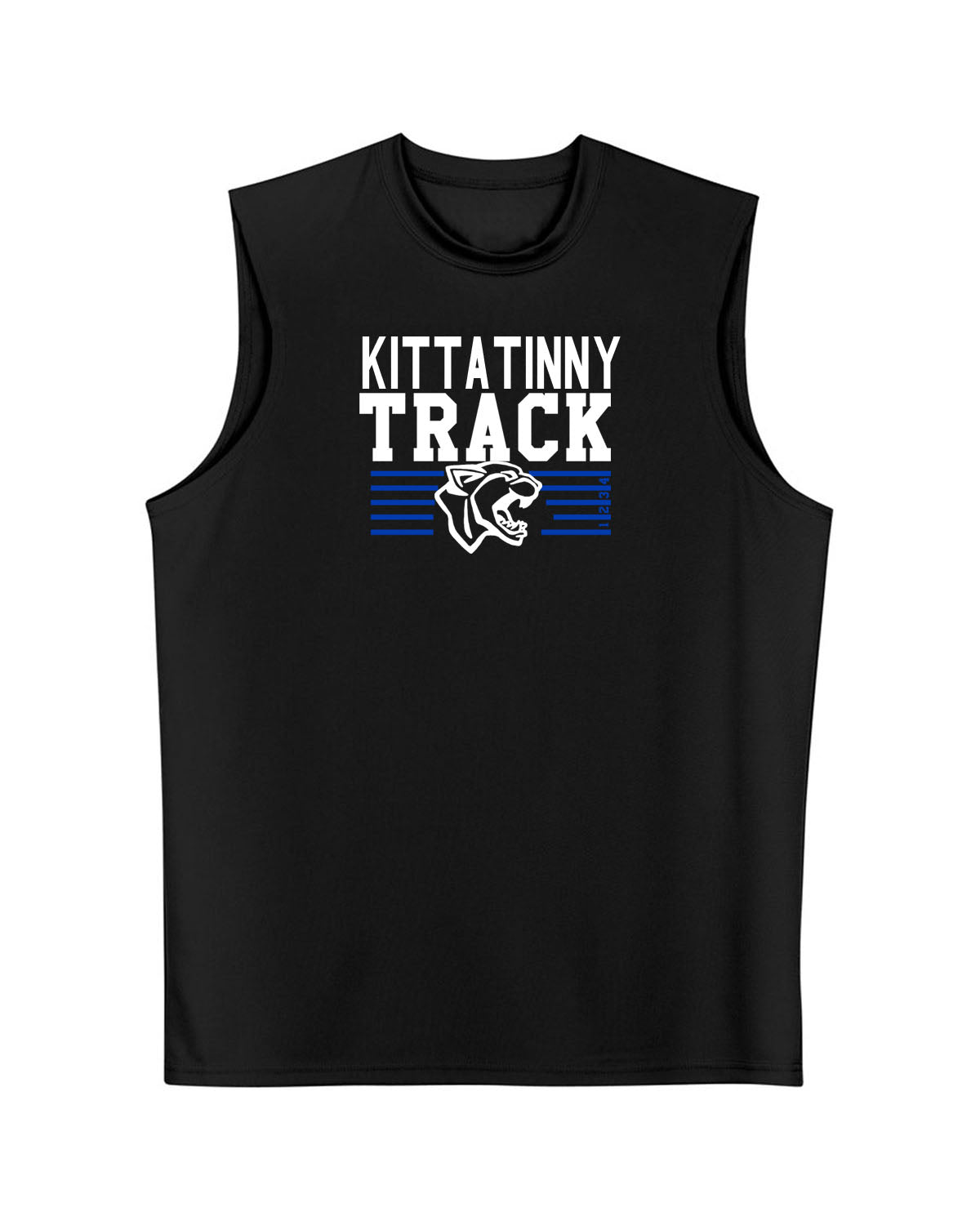 Kittatinny Track Men's Performance Tank Top Design 5