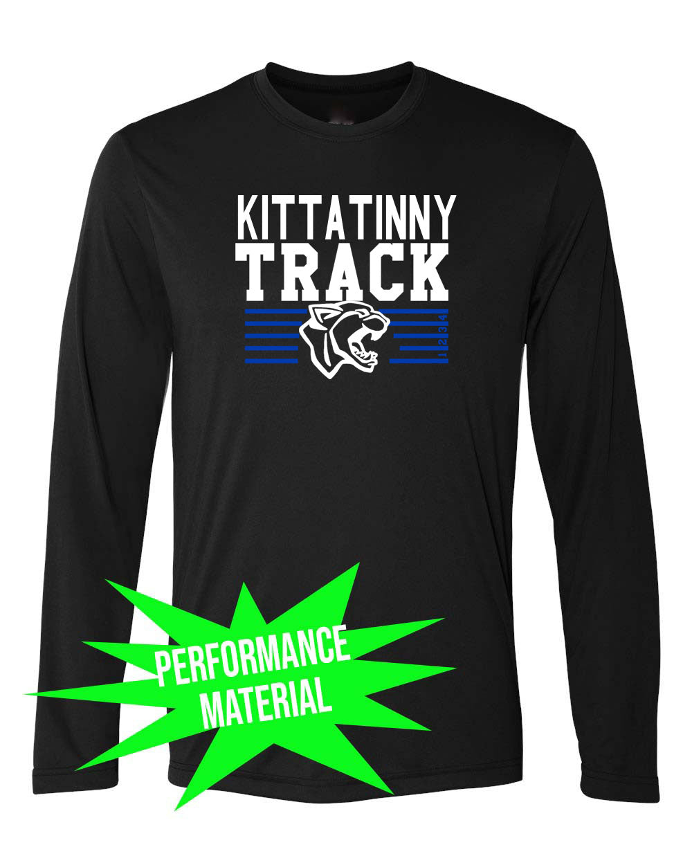 Kittatinny Track Performance Material Design 5 Long Sleeve Shirt