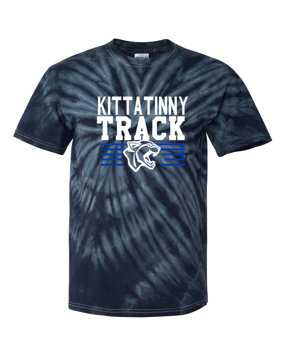 Kittatinny Track Tie Dye t-shirt Design 5
