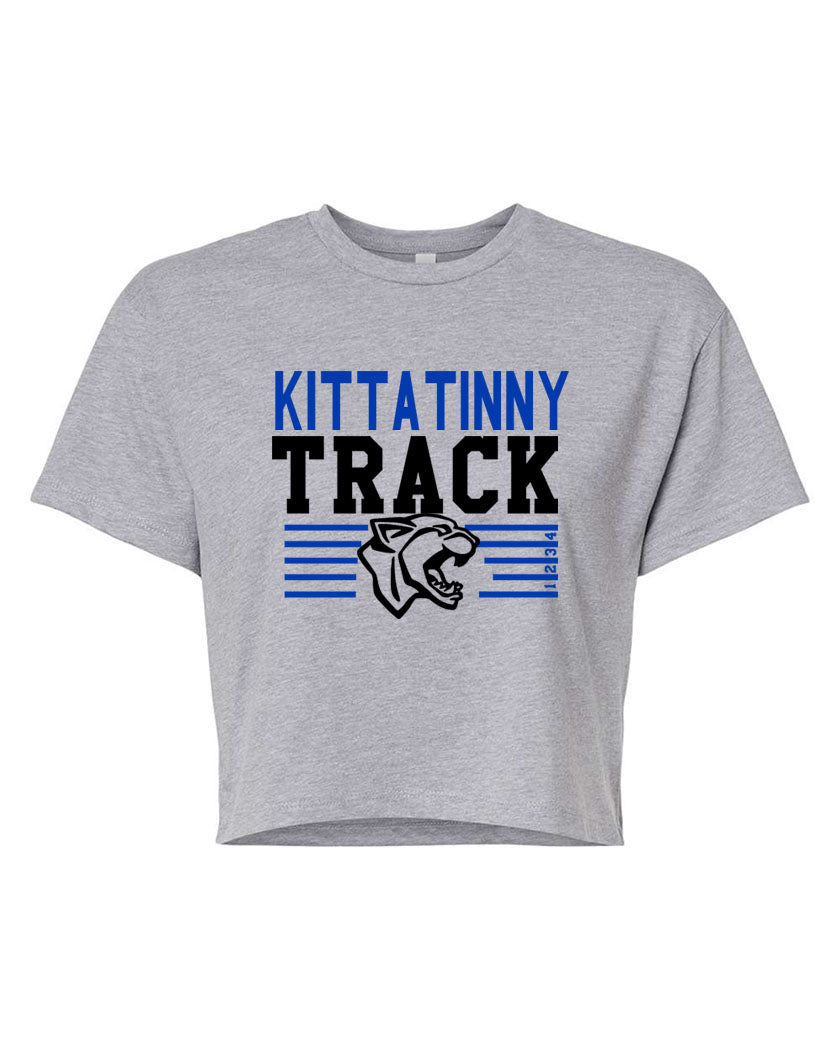 Kittatinny Track Design 5 Crop Top