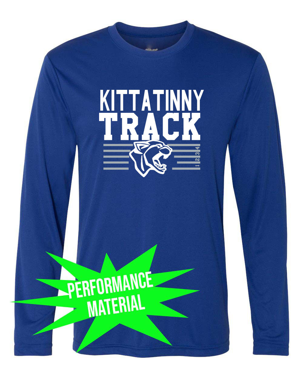 Kittatinny Track Performance Material Design 5 Long Sleeve Shirt
